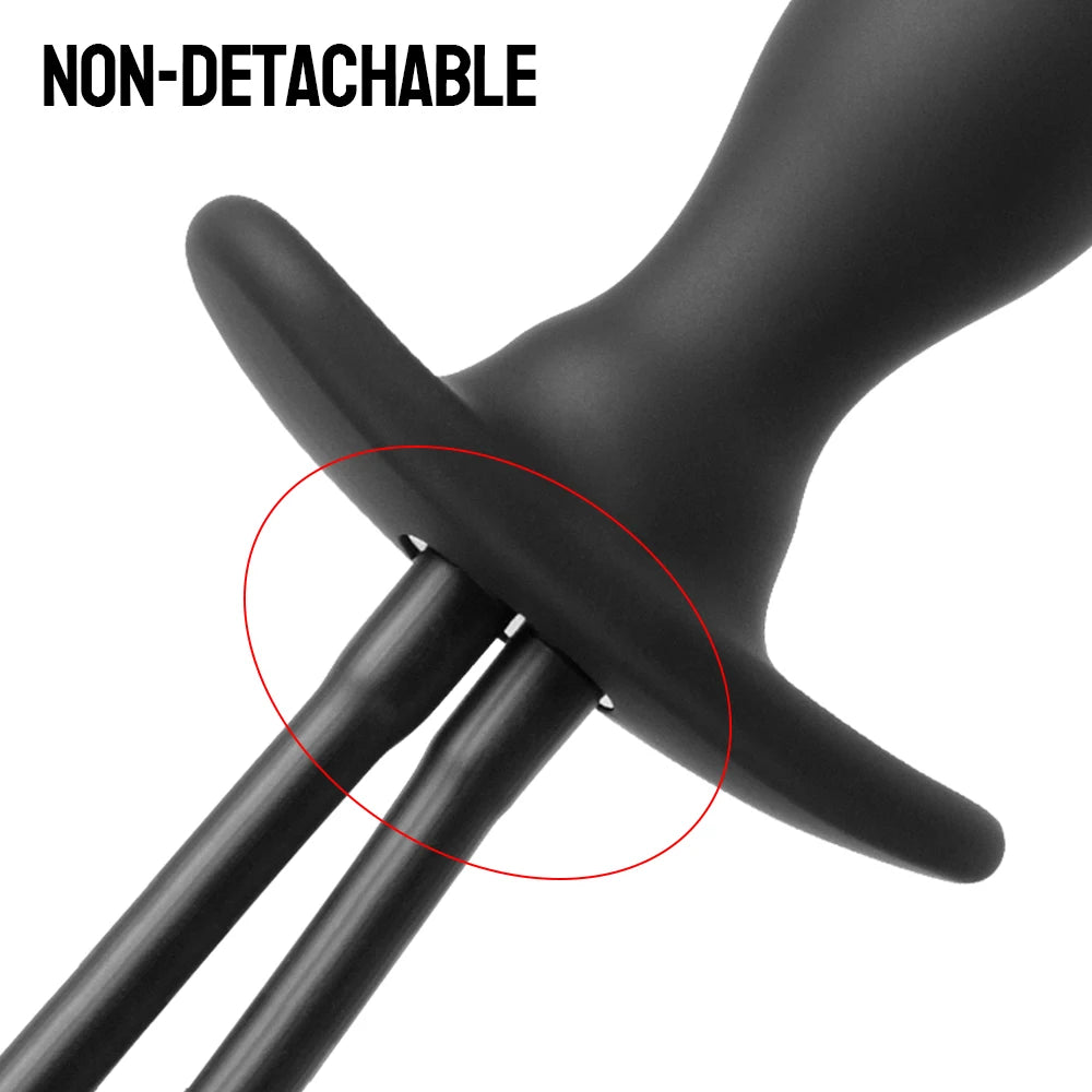 Anal Dilator 3 IN 1 Enema Cleaner Prostate Massager Water Spray Butt Plug Inflatable Anal Plug Sex Toys for Women Men