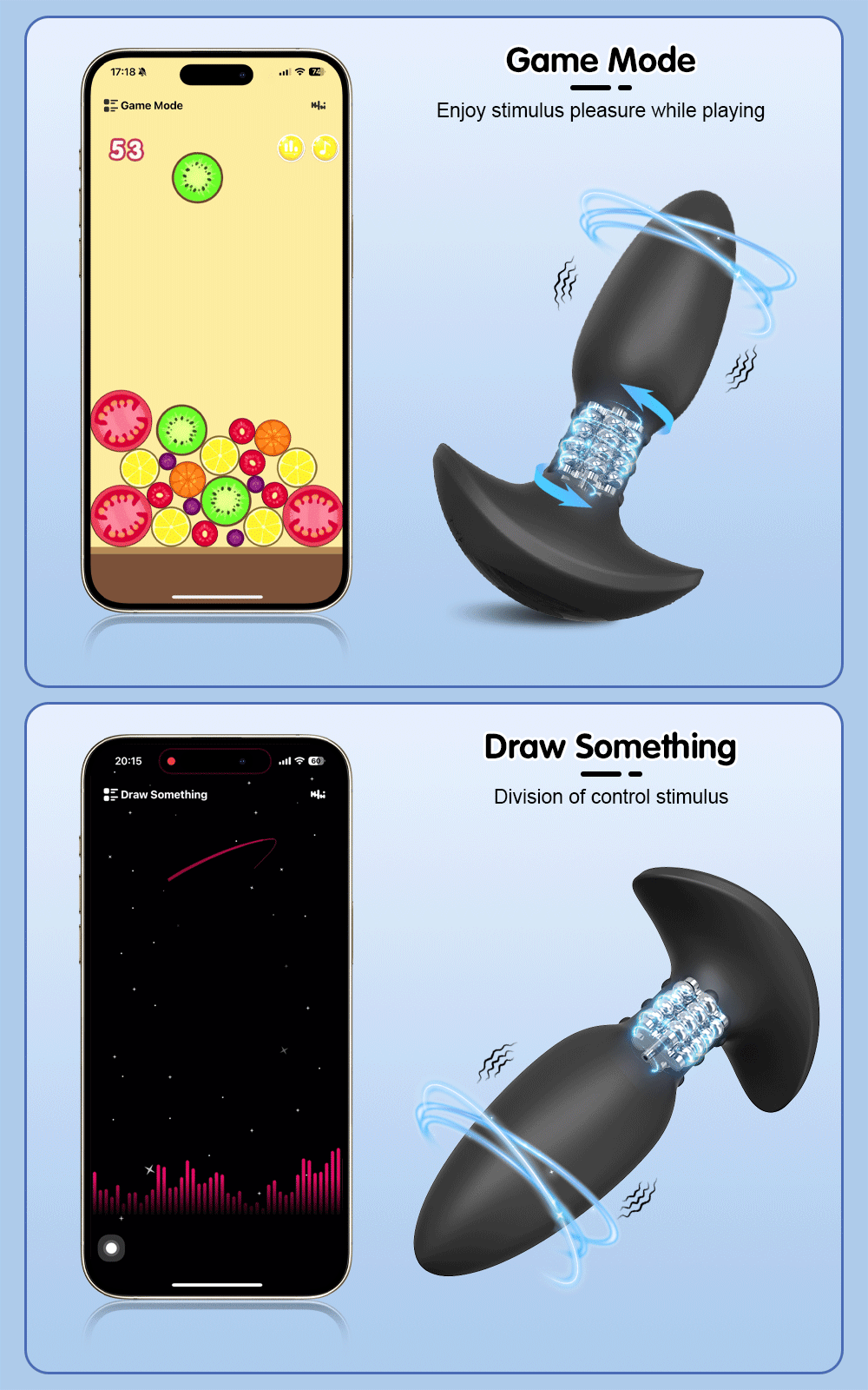 APP Remote Control 360° Rotation Anal Plug Vibrating Butt Plug Prostate Massager Vibrators Anal Toys Adult Sex Toys for Men Gay