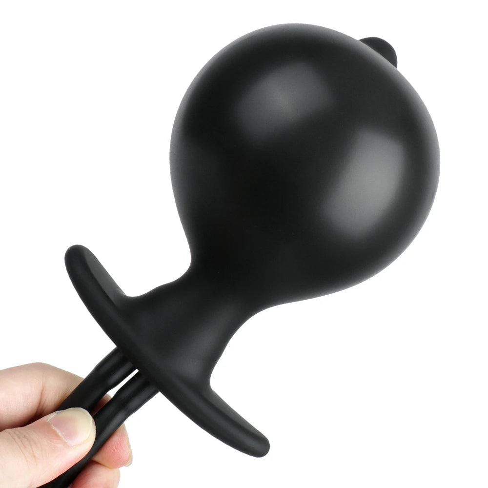 Anal Dilator 3 IN 1 Enema Cleaner Prostate Massager Water Spray Butt Plug Inflatable Anal Plug Sex Toys for Women Men