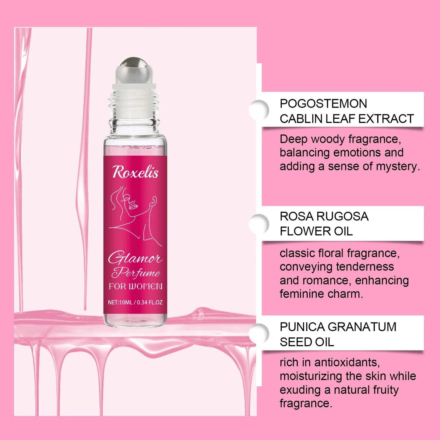 Pheromone Roller Perfume For Men Womens Sex Long Lasting Stimulating Flirting Glamour Dating Fragrance Attraction Erotic Perfum