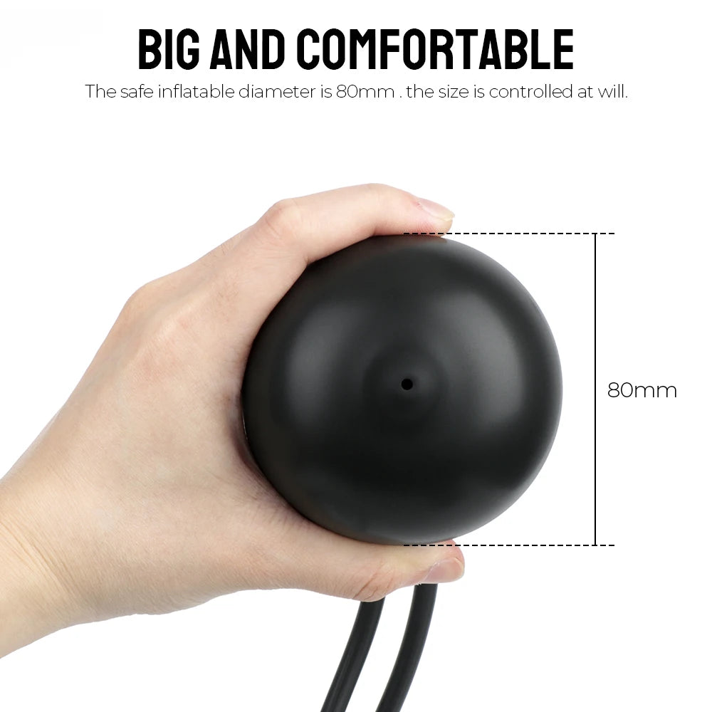 Anal Dilator 3 IN 1 Enema Cleaner Prostate Massager Water Spray Butt Plug Inflatable Anal Plug Sex Toys for Women Men