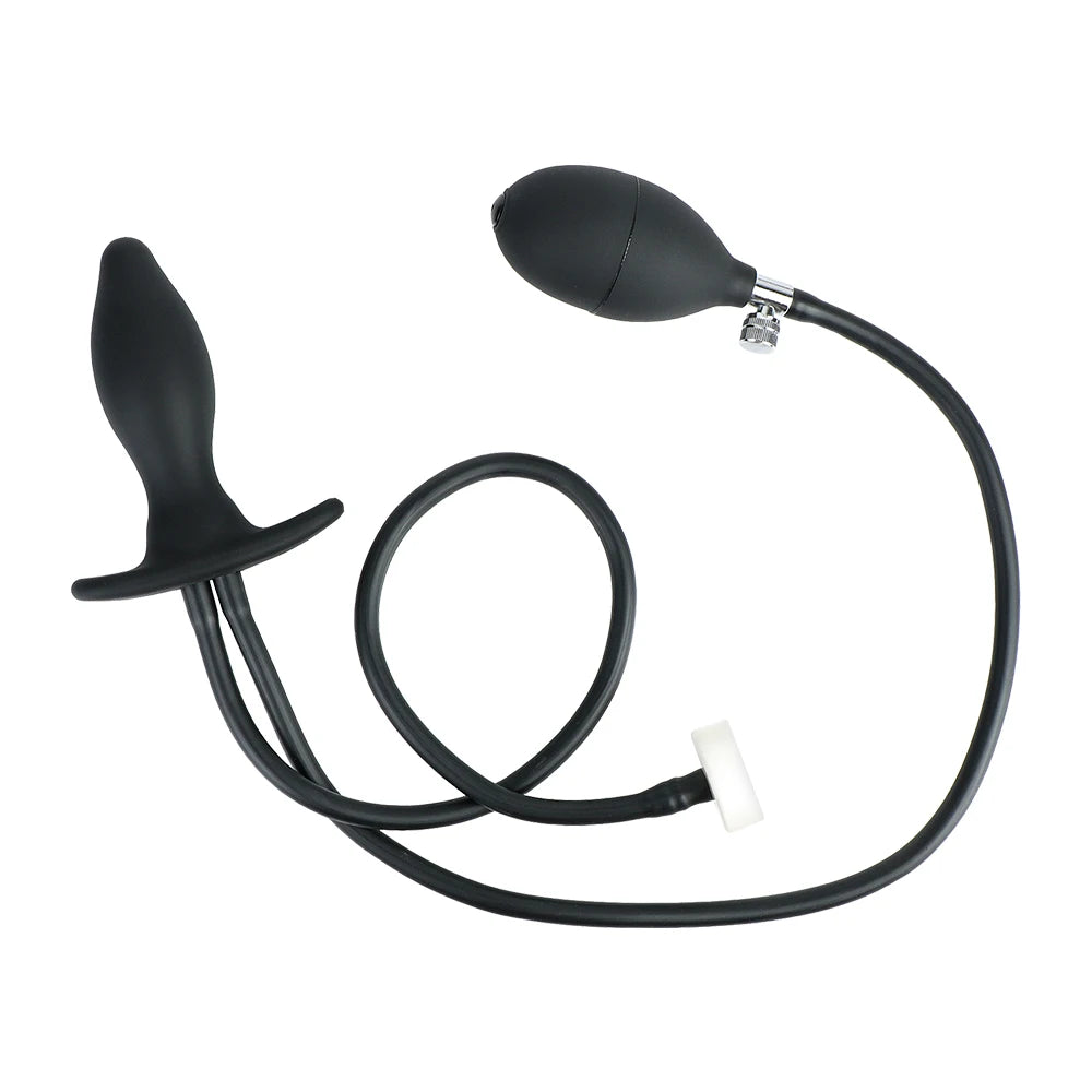 Anal Dilator 3 IN 1 Enema Cleaner Prostate Massager Water Spray Butt Plug Inflatable Anal Plug Sex Toys for Women Men