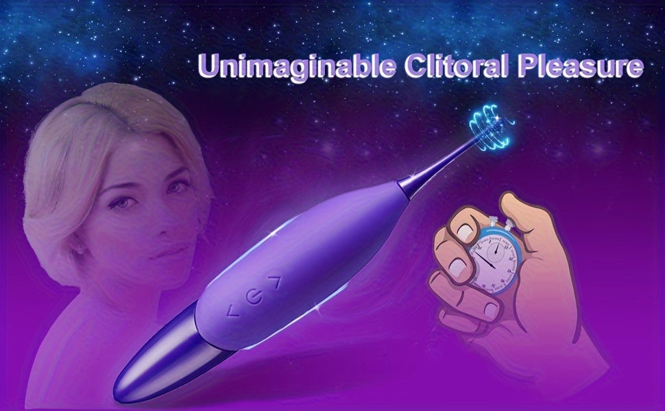 1pc High Frequency Powerful Female Vibrating Clitoral G Spot Stimulator With Whirling Motion - Adult Toys For Women Couples