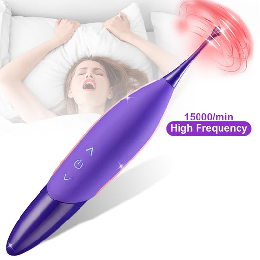 1pc High Frequency Powerful Female Vibrating Clitoral G Spot Stimulator With Whirling Motion - Adult Toys For Women Couples